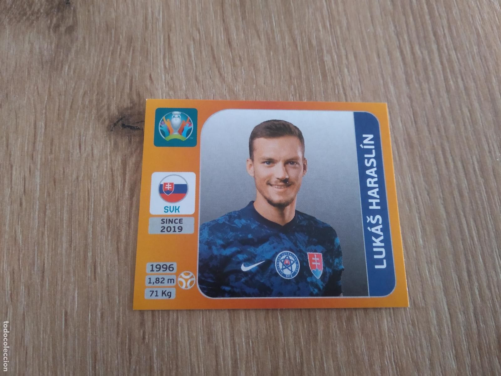 Cartes &agrave; collectionner de Football: 505 LUKAS HARASLIN ESLOVAQUIA CROMO PANINI EURO 2020 EUROCOPA FUTBOL TOURNAMENT EDITION