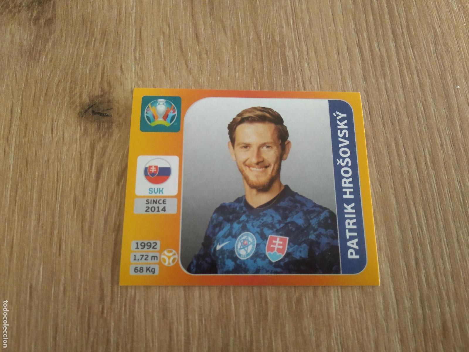Cartes &agrave; collectionner de Football: 506 HROSOVSKY ESLOVAQUIA CROMO PANINI EURO 2020 EUROCOPA FUTBOL TOURNAMENT EDITION