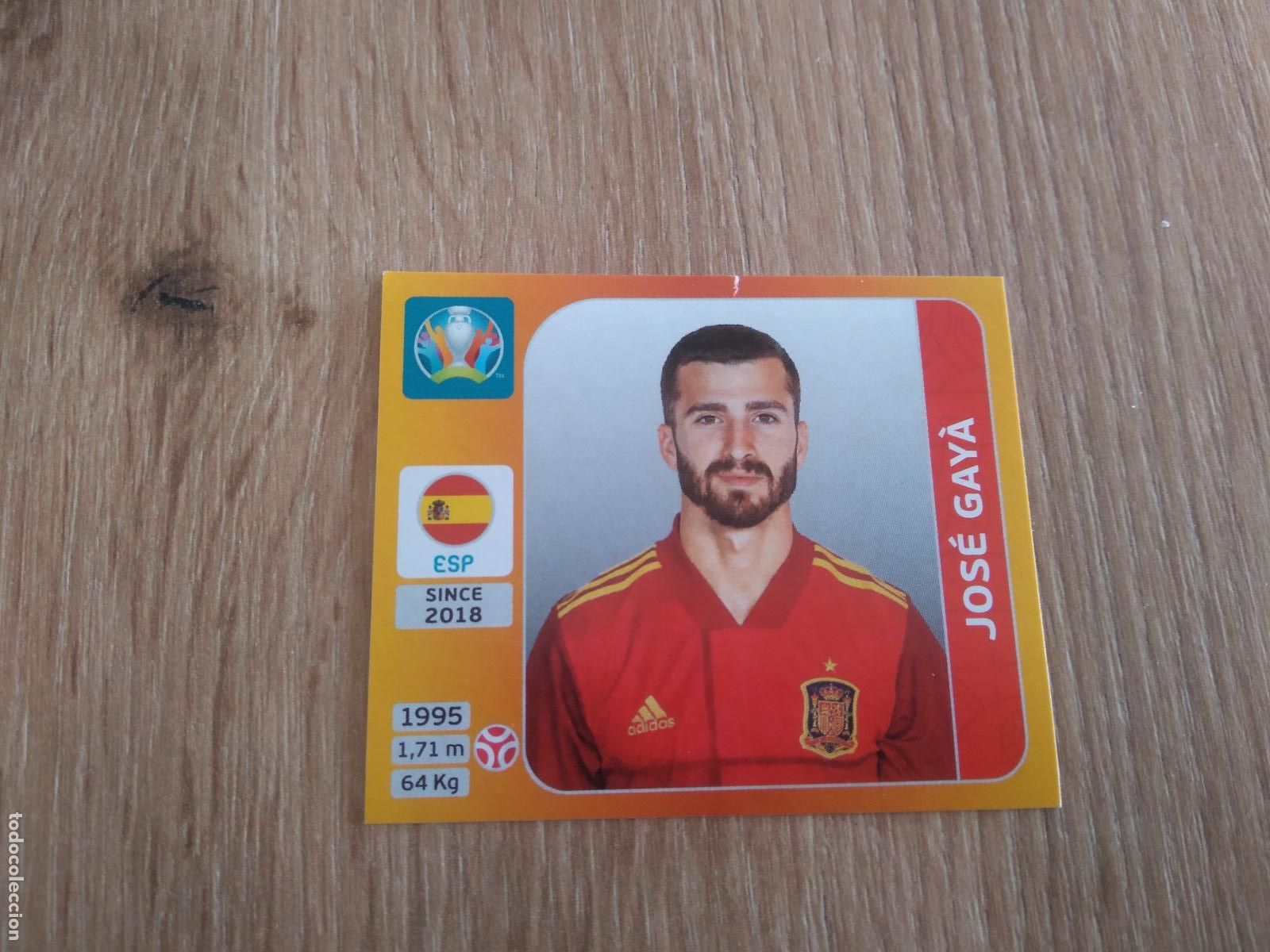 Fu&szlig;ball-Sticker: 517 JOSE GAYA ESPA&Ntilde;A CROMO PANINI EURO 2020 EUROCOPA FUTBOL TOURNAMENT EDITION