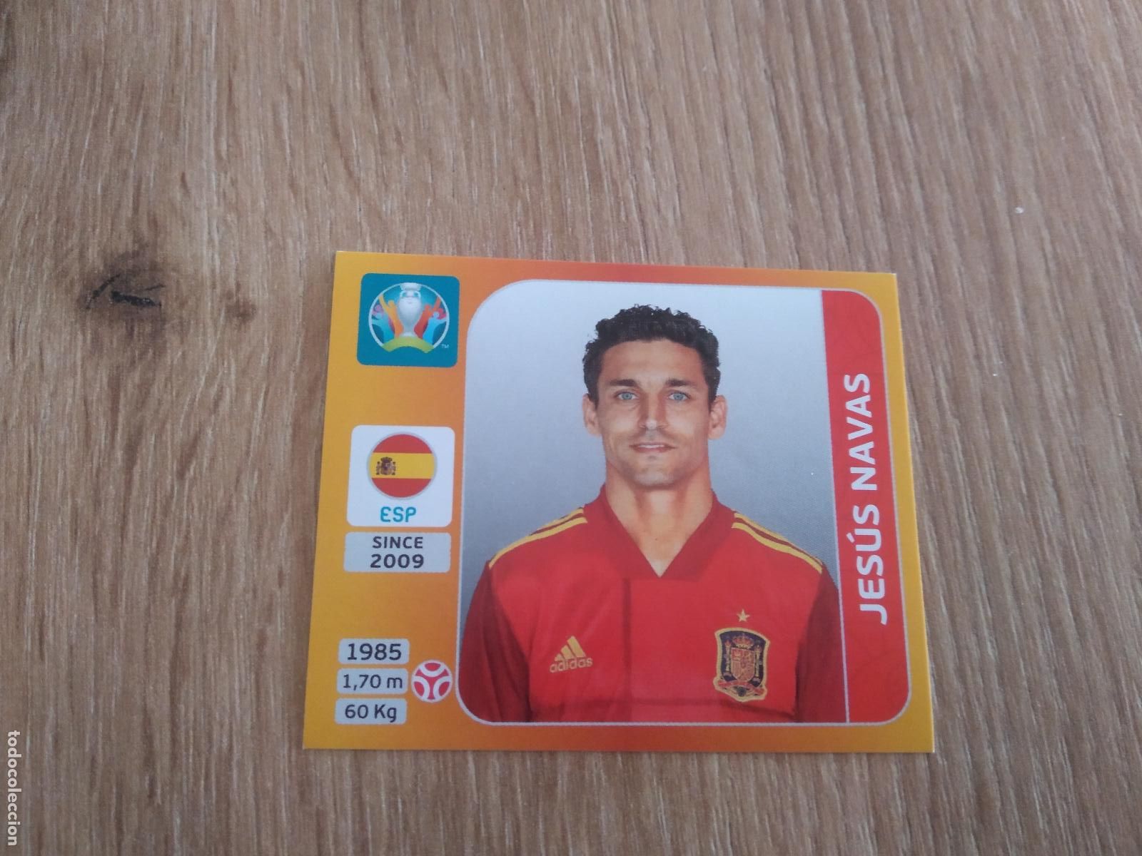 Fu&szlig;ball-Sticker: 519 JESUS NAVAS ESPA&Ntilde;A CROMO PANINI EURO 2020 EUROCOPA FUTBOL TOURNAMENT EDITION