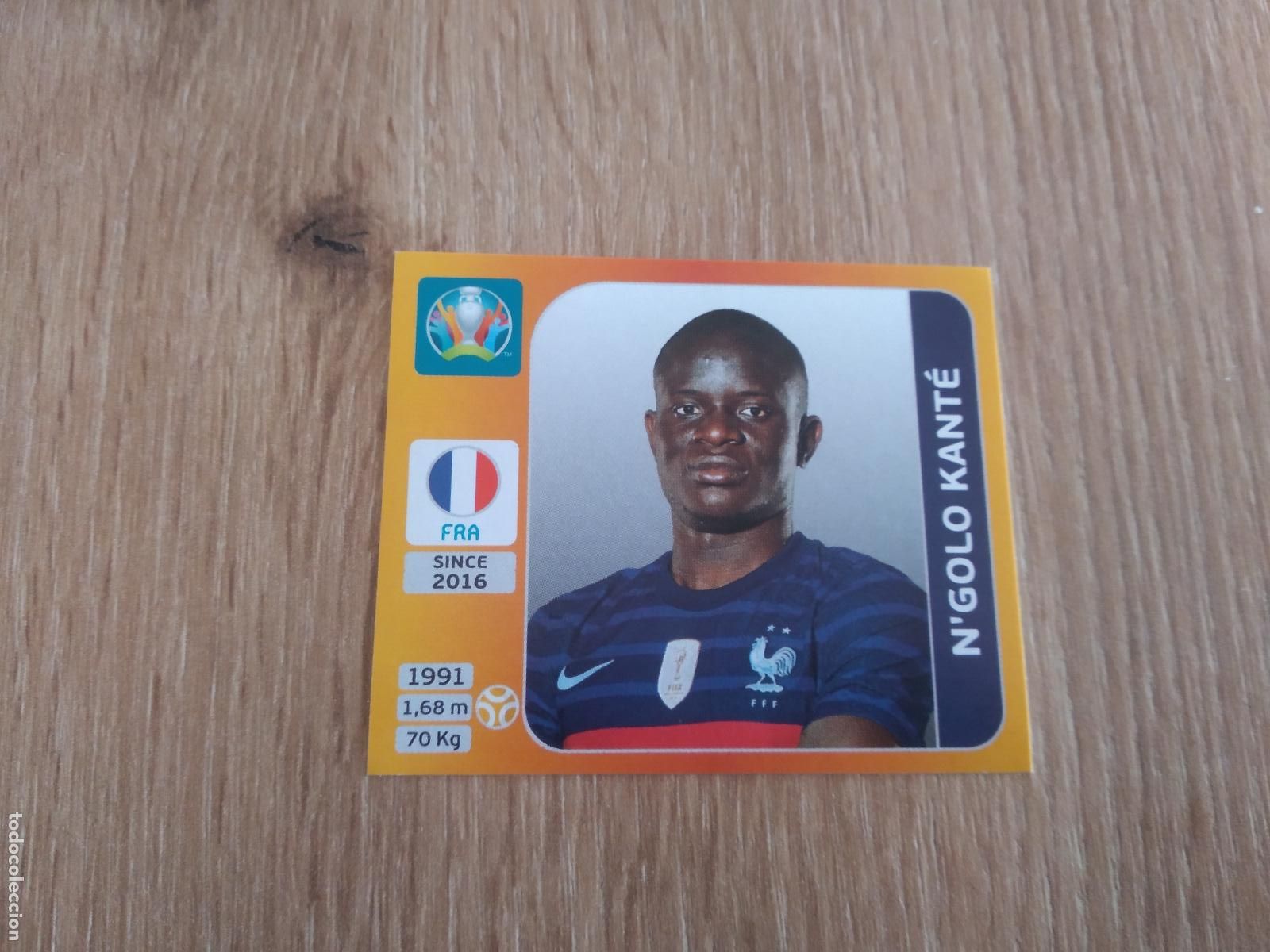 Cromos de F&uacute;tbol: 582 KANTE FRANCIA CROMO PANINI EURO 2020 EUROCOPA FUTBOL TOURNAMENT EDITION