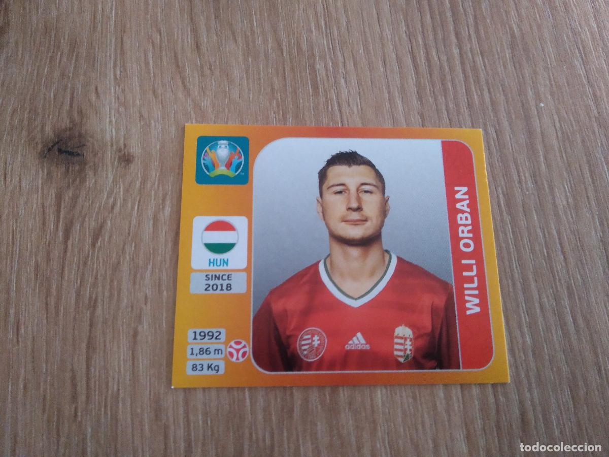 Cromos de F&uacute;tbol: 633 WILLI ORBAN HUNGRIA CROMO PANINI EURO 2020 EUROCOPA FUTBOL TOURNAMENT EDITION