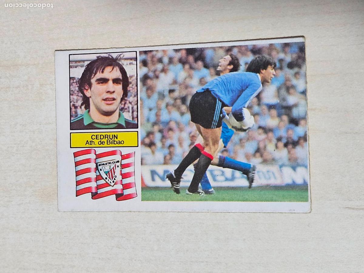 Cromos de F&uacute;tbol: EDICIONES ESTE 82 83 - CEDRUN - CROMO RECUPERADO - ATHLETIC DE BILBAO