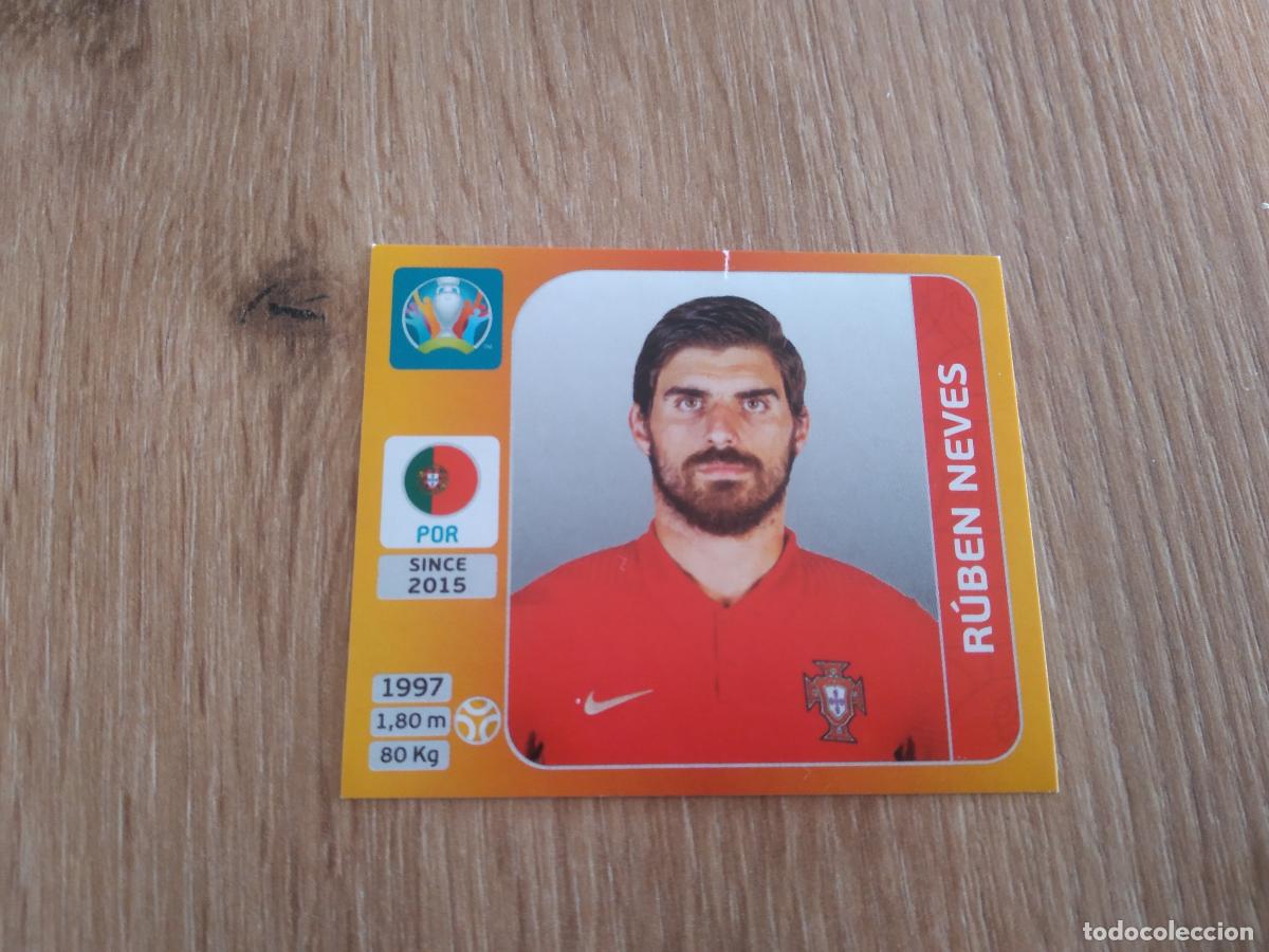 Cromos de F&uacute;tbol: 673 RUBEN NEVES PORTUGAL CROMO PANINI EURO 2020 EUROCOPA FUTBOL TOURNAMENT EDITION