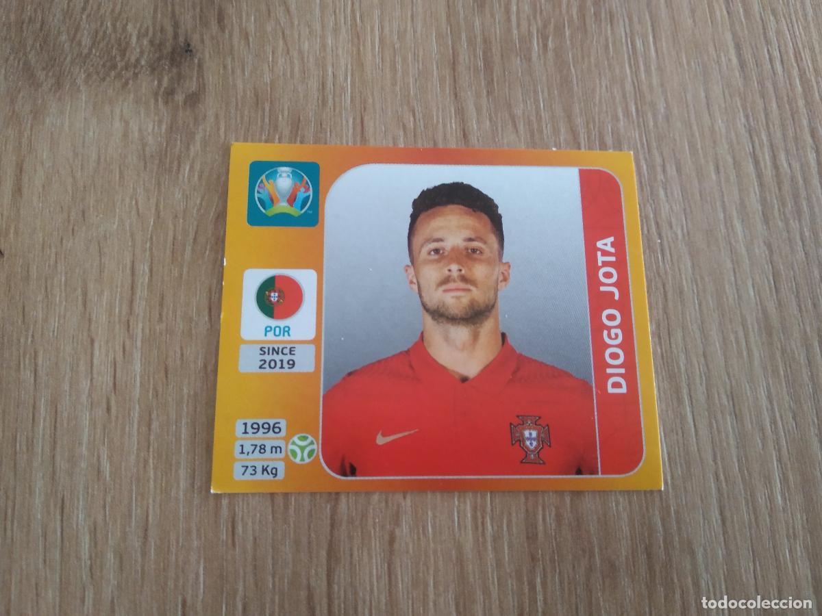 Cromos de F&uacute;tbol: 675 DIOGO JOTA PORTUGAL CROMO PANINI EURO 2020 EUROCOPA FUTBOL TOURNAMENT EDITION