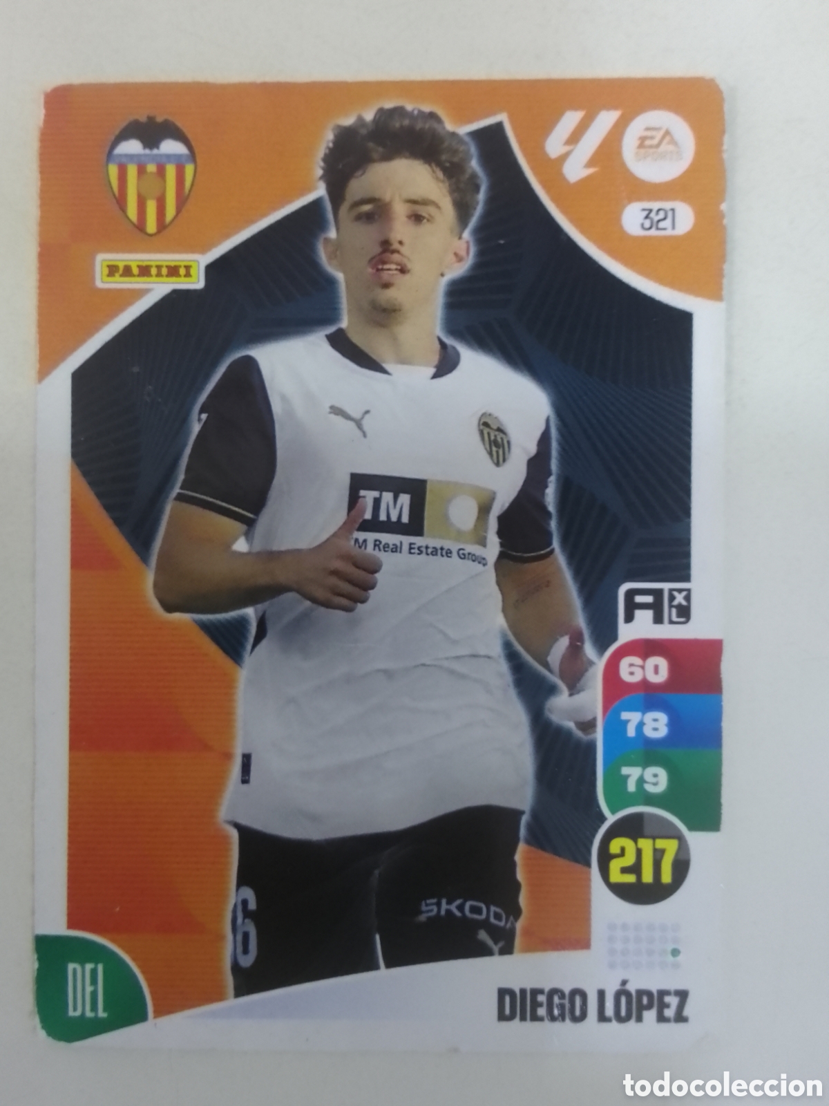 Cromos de F&uacute;tbol: Adrenalyn XL 2024-25 n&deg; 321 Diego L&oacute;pez &bull; Valencia.