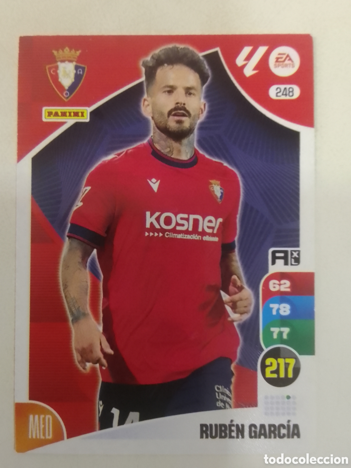 Cromos de F&uacute;tbol: Adrenalyn XL 2024-25 n&deg; 248 Rub&eacute;n Garcia &bull; Osasuna.