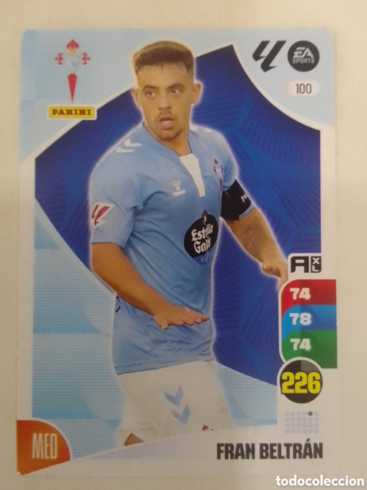 Cromos de F&uacute;tbol: Adrenalyn XL 2024-25 n&deg; 100 Fran Beltr&aacute;n &bull; Celta.