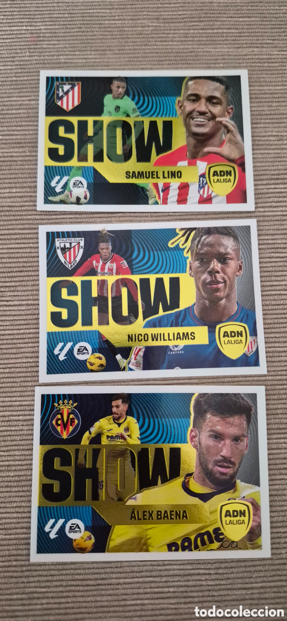 Cromos de F&uacute;tbol: CROMOS SHOW T.24 25 NUEVOS