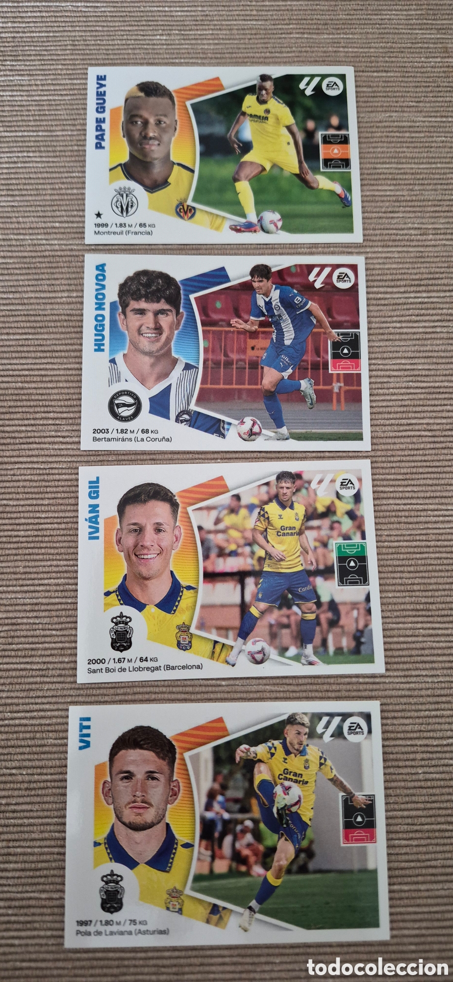Cromos de F&uacute;tbol: CROMOS CUARTA EDICI&Oacute;N T.24 25