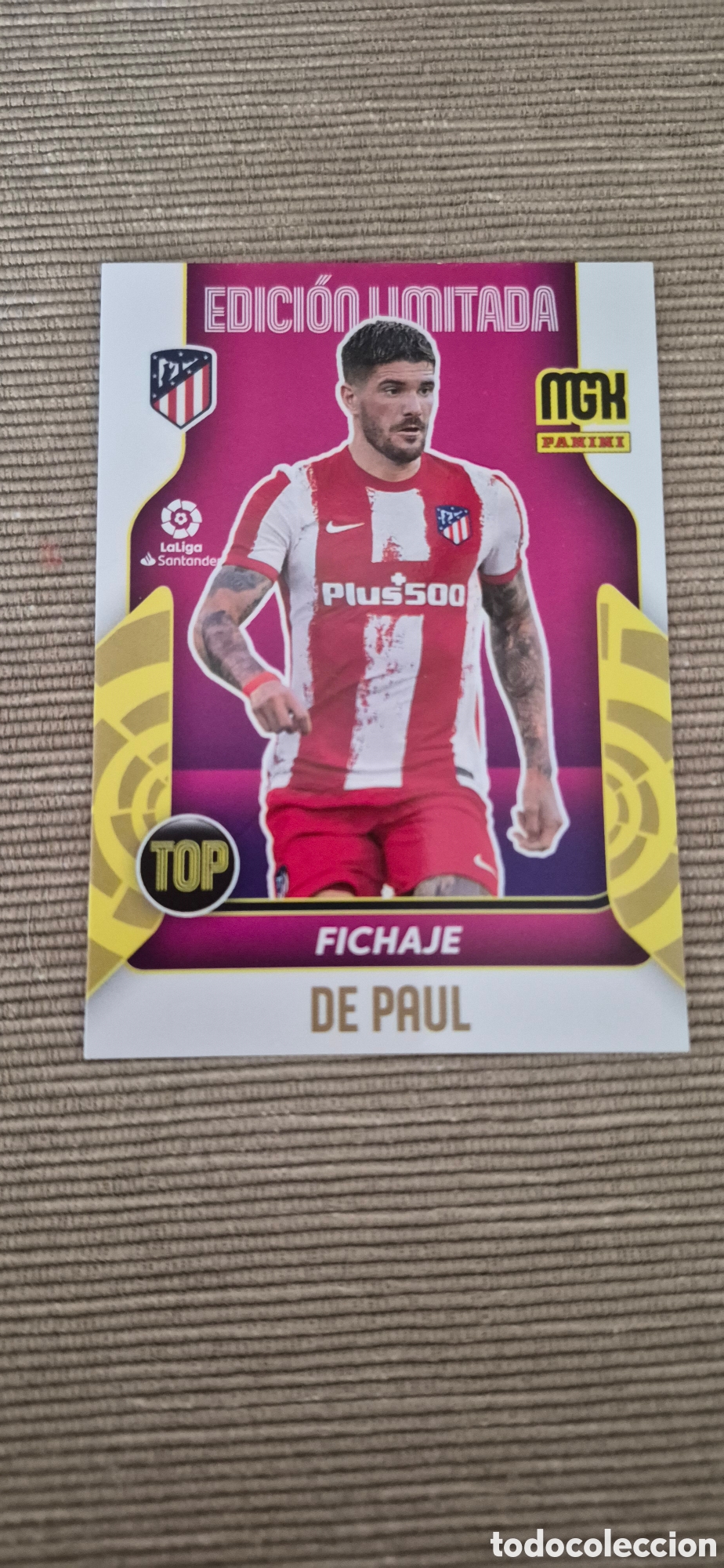 Cromos de Futebol: CROMO EDICI&Oacute;N LIMITADA AT.MADRID