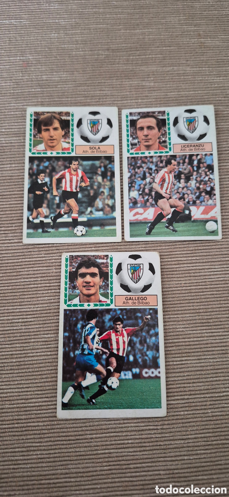 Cromos de F&uacute;tbol: CROMOS T.83 84 AT.BILBAO