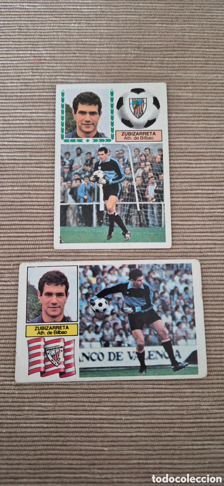 Cromos de F&uacute;tbol: CROMOS AT.BILBAO ZUBIZARRETA