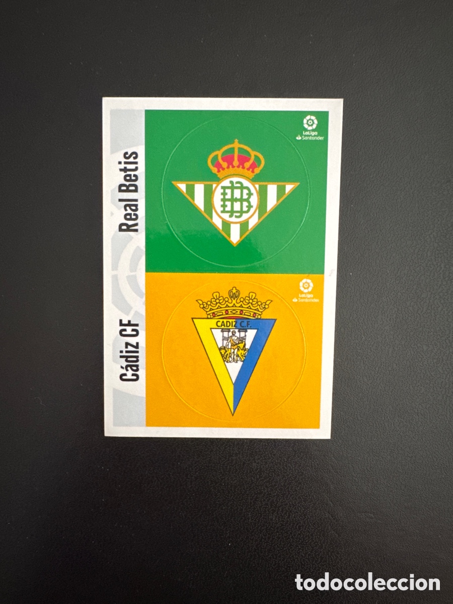 Fu&szlig;ball-Sticker: ESCUDO BETIS CADIZ LIGA ESTE 2020 2021