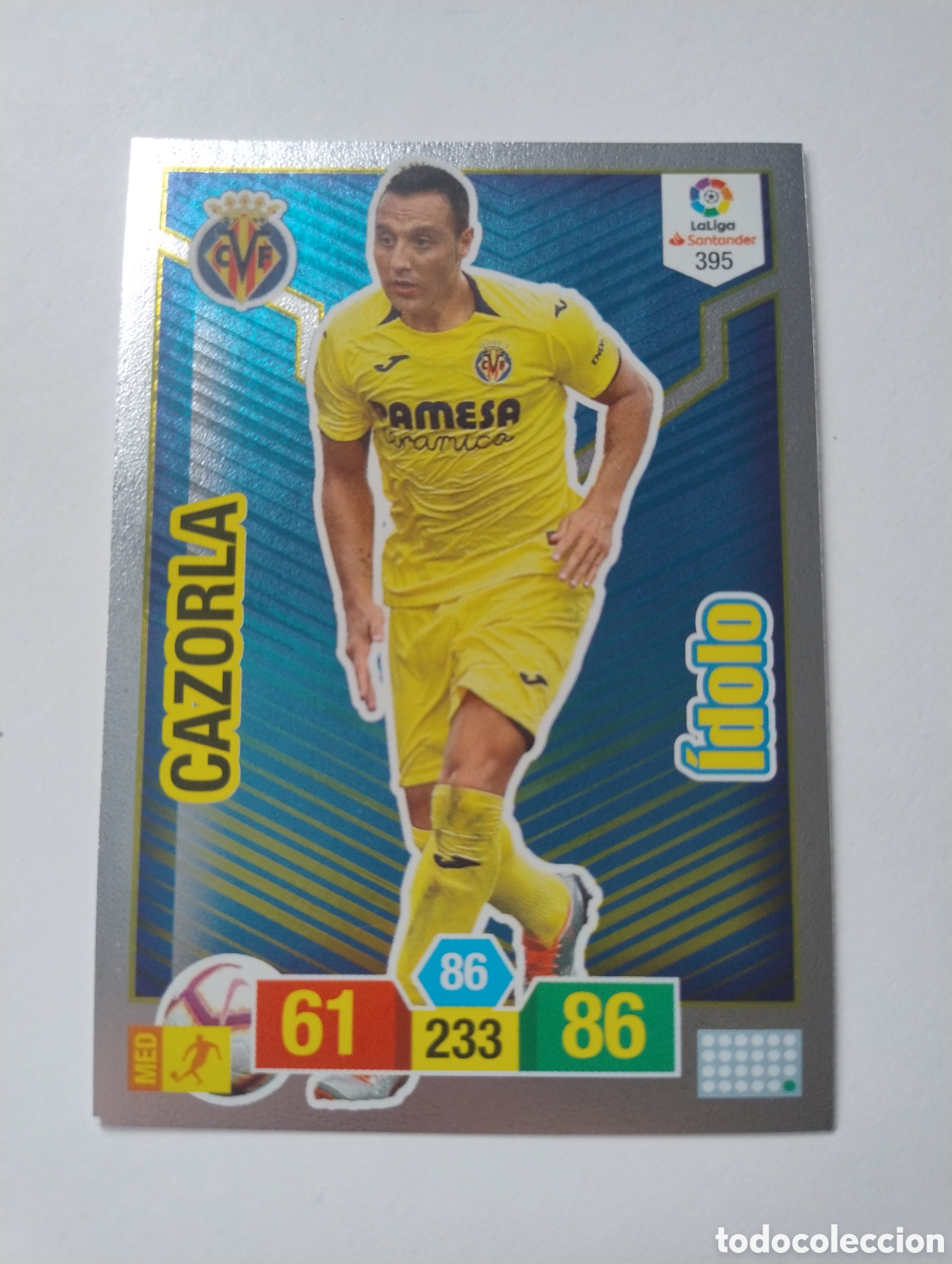 Cromos de F&uacute;tbol: 395 - Cazorla - Villarreal - Adrenalyn XL Liga 2018 - 2019 &Iacute;dolo