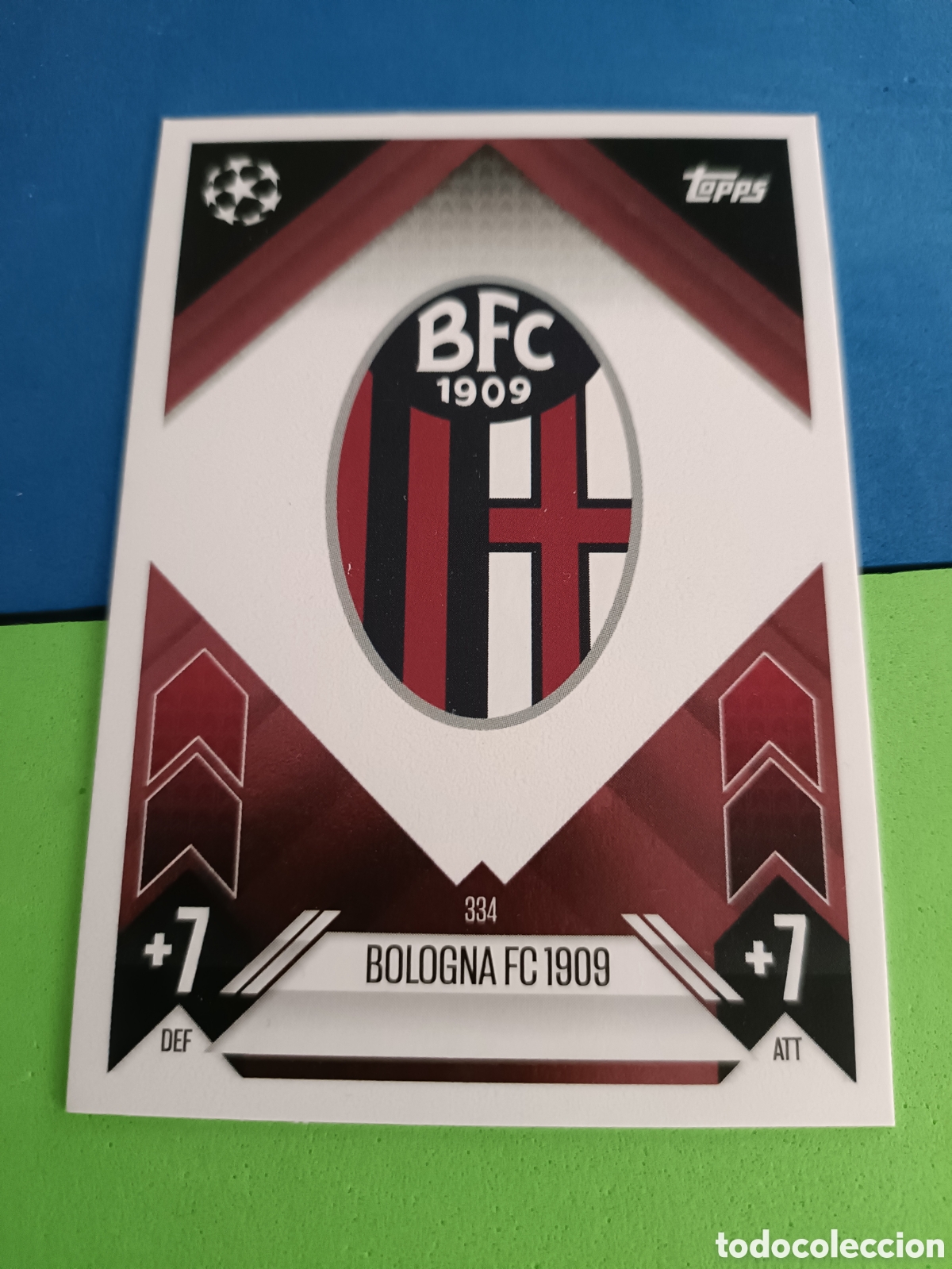 Cromos de F&uacute;tbol: Match Attax Topps 2024 2025 24 25 - 334 Escudo Bologna FC 1909