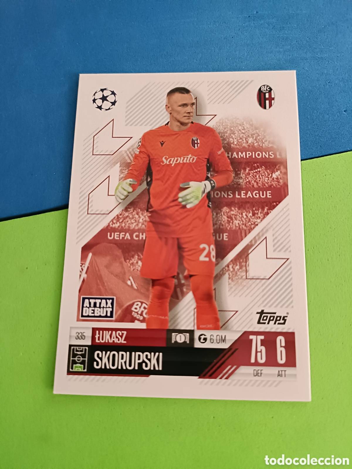 Cromos de F&uacute;tbol: Match Attax Topps 2024 2025 24 25 - 335 Skorupski