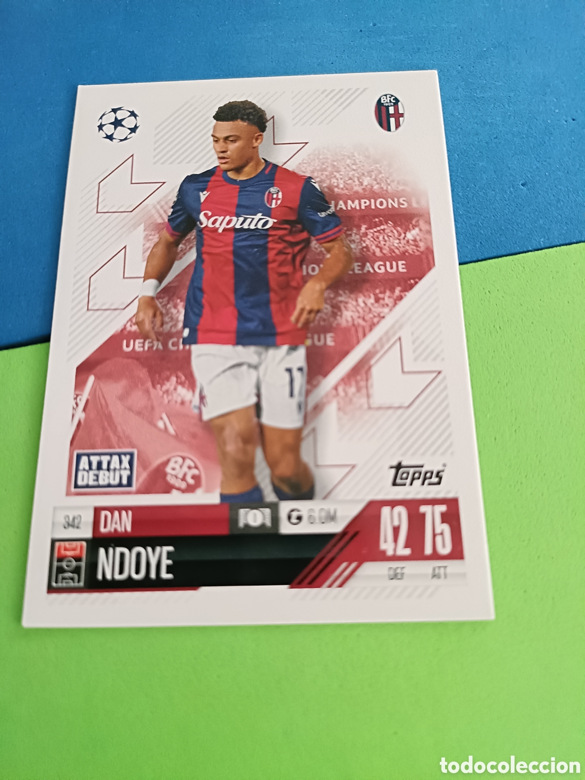 Fu&szlig;ball-Sticker: Match Attax Topps 2024 2025 24 25 - 342 Ndoye