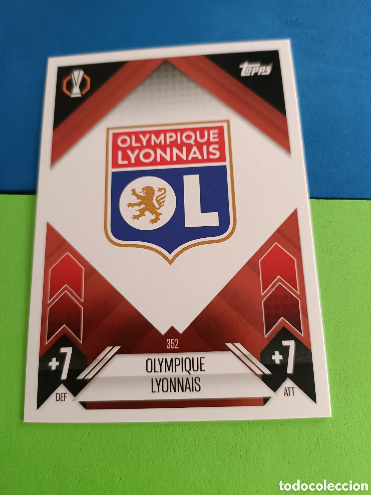 Cartes &agrave; collectionner de Football: Match Attax Topps 2024 2025 24 25 - 352 Olympique Lyonnaise Lyon