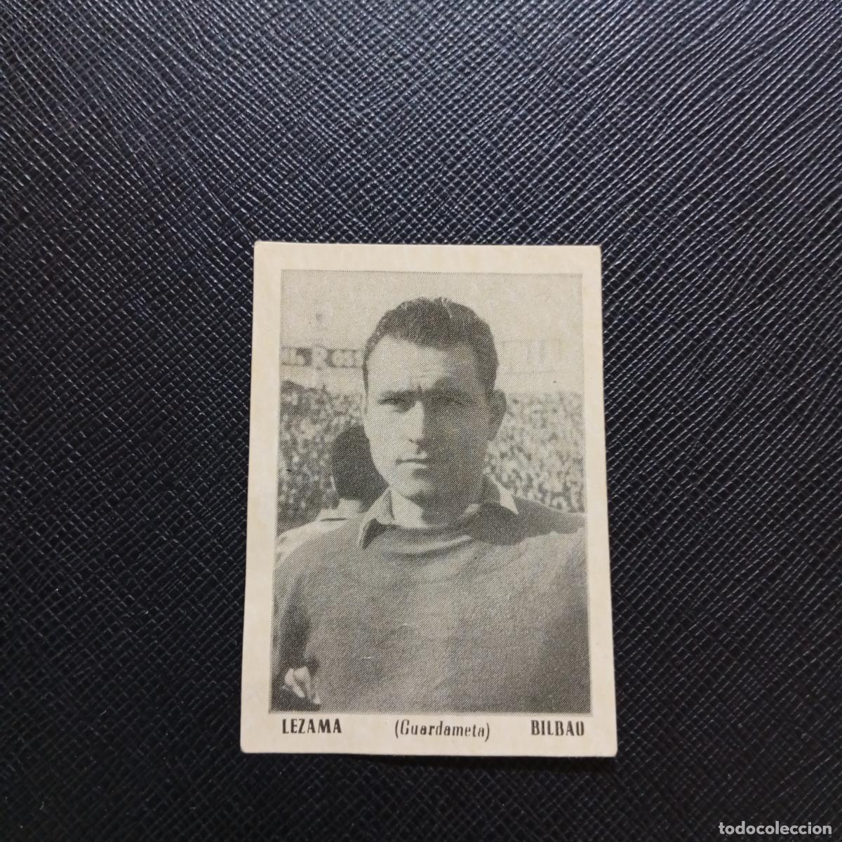 Cromos de F&uacute;tbol: LEZAMA BILBAO BRUGUERA ASES DEL FUTBOL 1951 1952 CROMO 51 52 - SIIN PEGAR - A32 PG50