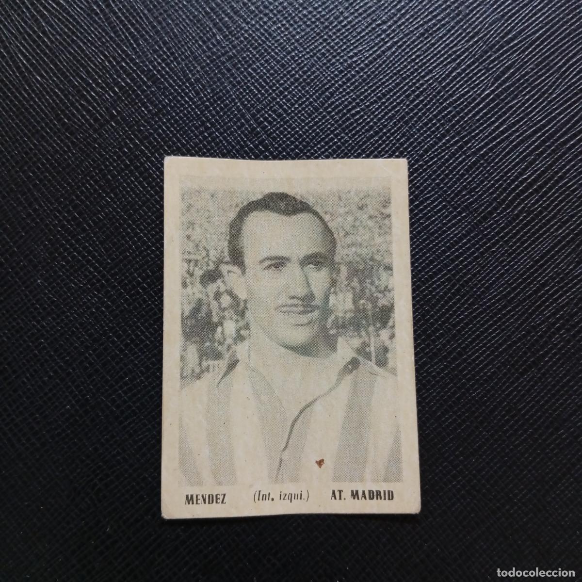 Cromos de F&uacute;tbol: MENDEZ AT MADRID BRUGUERA ASES DEL FUTBOL 1951 1952 CROMO 51 52 - SIIN PEGAR - A32 PG50