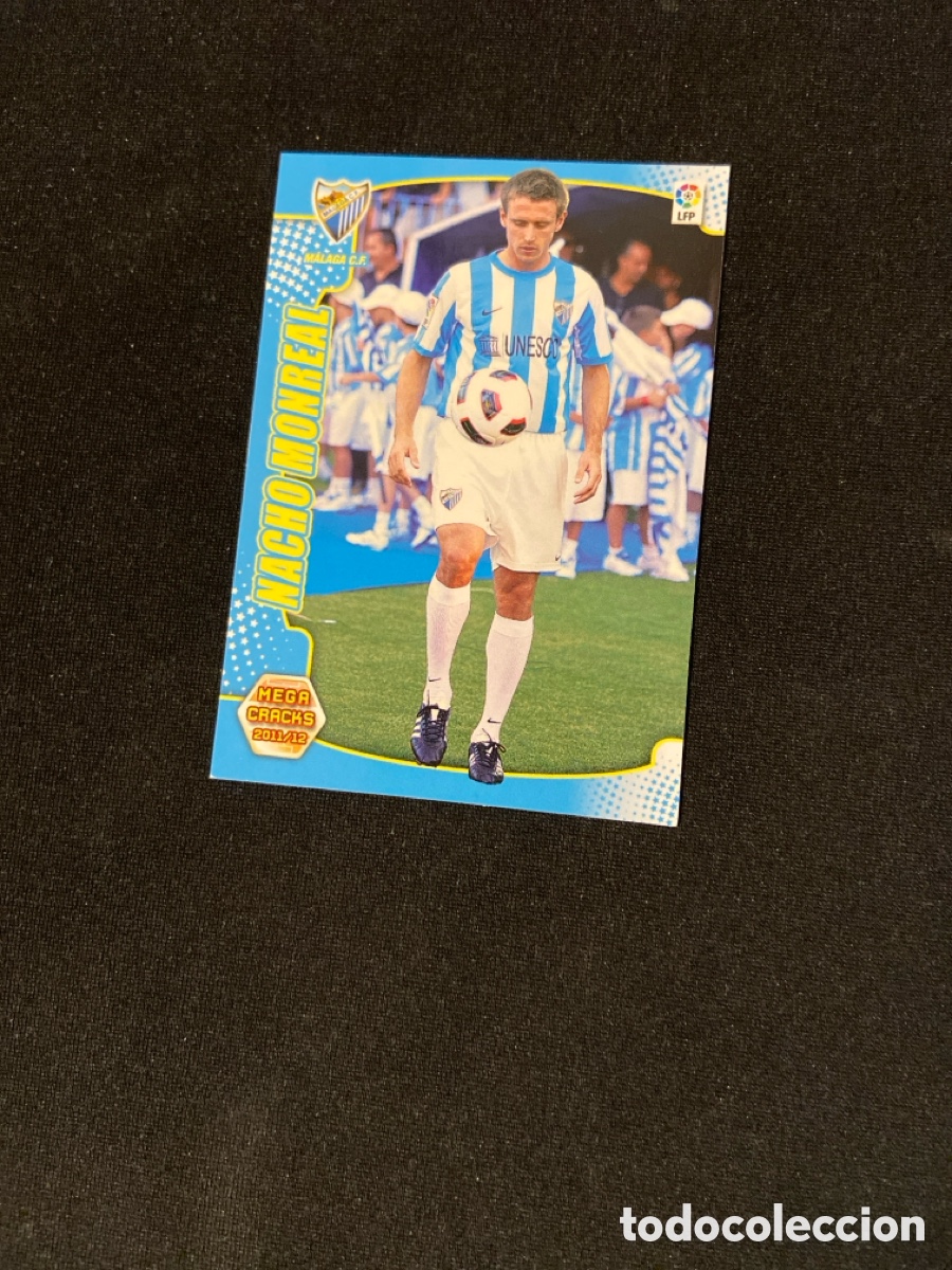Cromos de F&uacute;tbol: NACHO MONREAL 169 (M&Aacute;LAGA)