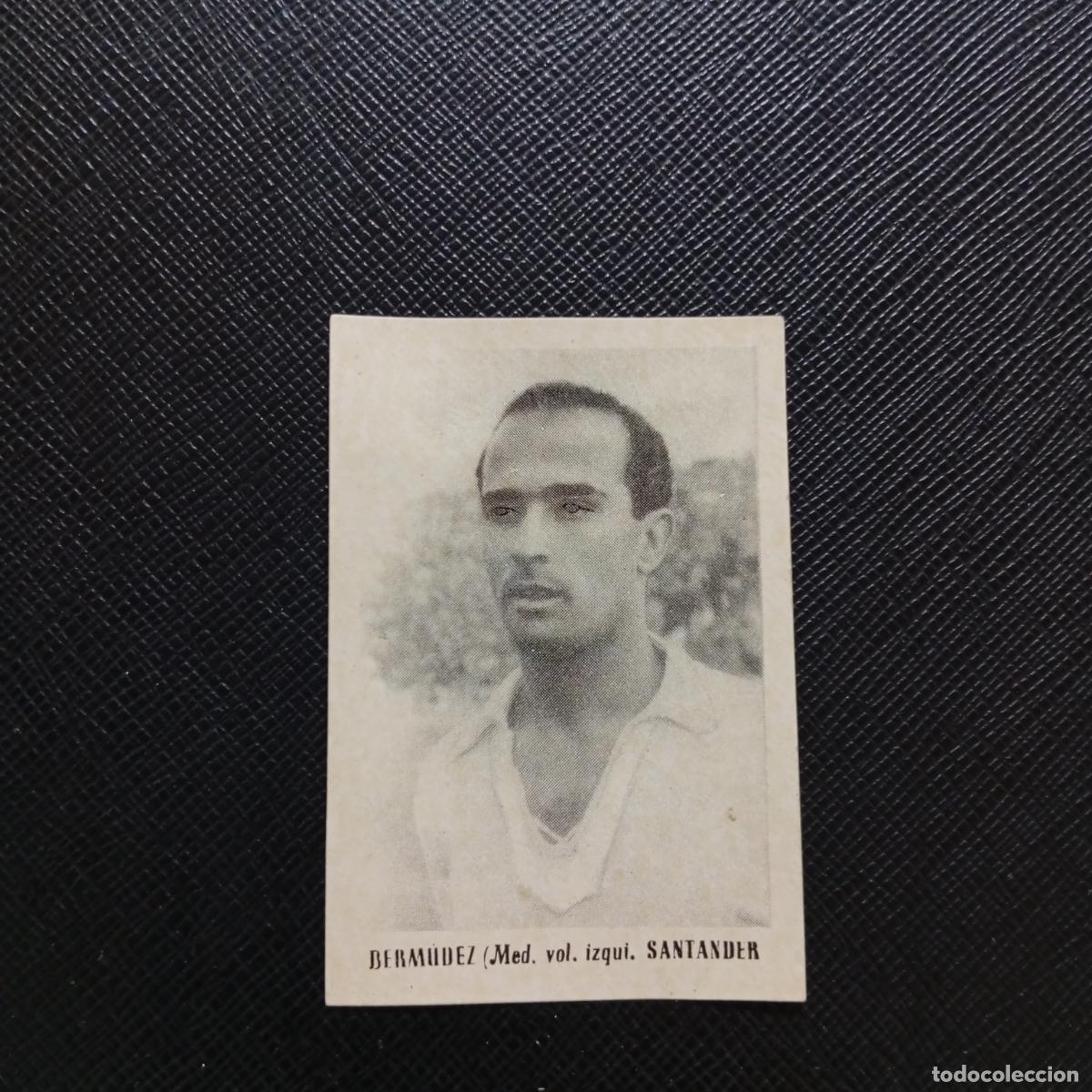 Fu&szlig;ball-Sticker: BERMUDEZ RACING SANTANDER BRUGUERA ASES DEL FUTBOL 1951 1952 CROMO 51 52 - SIIN PEGAR - A32 PG54