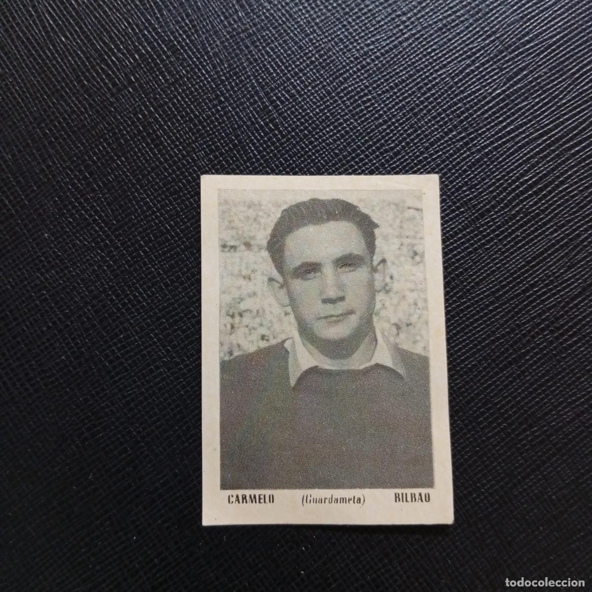 Cromos de F&uacute;tbol: CARMELO BILBAO BRUGUERA ASES DEL FUTBOL 1951 1952 CROMO 51 52 - SIIN PEGAR - A29 PG3