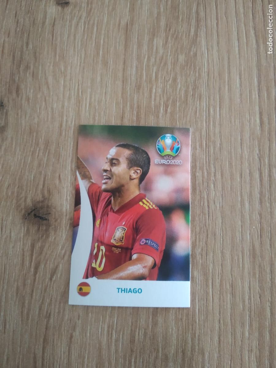Cromos de F&uacute;tbol: C4 THIAGO ALCANTARA ESPA&Ntilde;A CROMO EXTRA ACTUALIZACION UPDATE FUTBOL PANINI EURO 2020 EUROCOPA