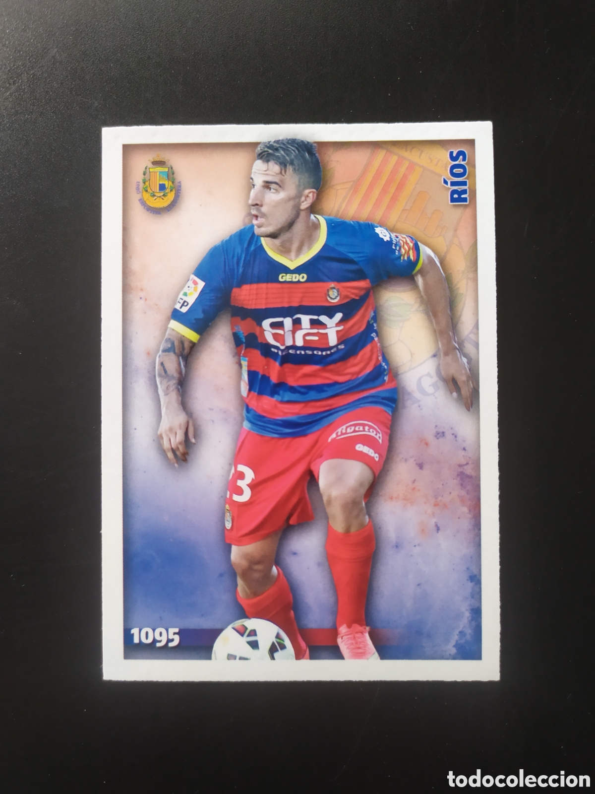 Fu&szlig;ball-Sticker: Mundicromo fichas Liga 2014 2015 14 15 Rios n&deg; 1095 Llagostera