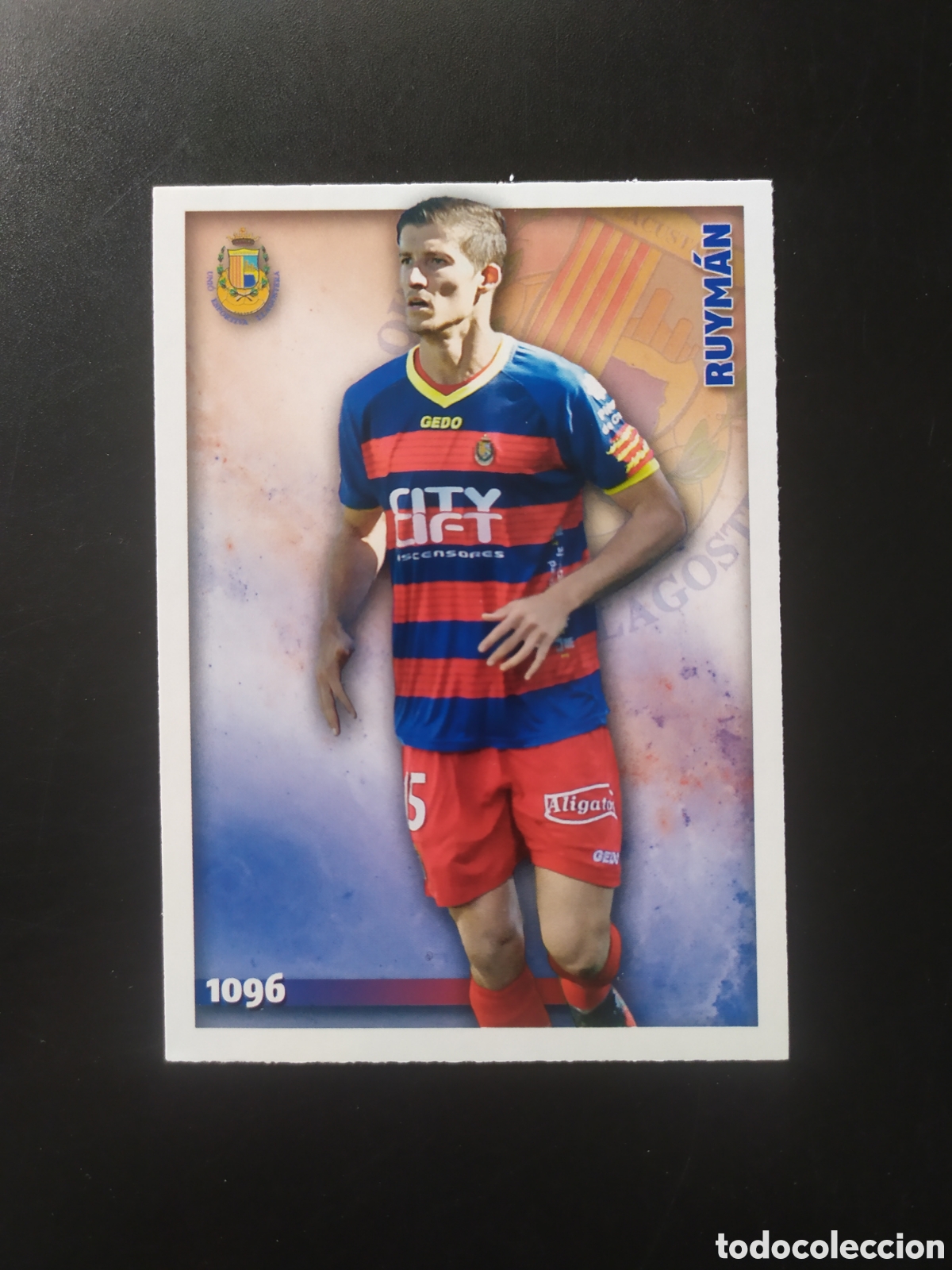 Cromos de Futebol: Mundicromo fichas Liga 2014 2015 14 15 Ruyman n&deg; 1096 Llagostera
