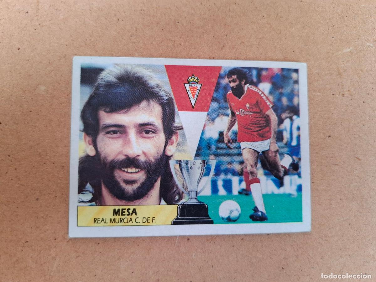 Cromos de F&uacute;tbol: ESTE 87 88 1987 1988 - MESA ( BAJA ) - REAL MURCIA ( NUNCA PEGADO )