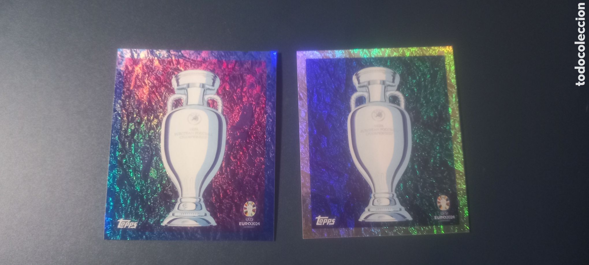 Cromos de F&uacute;tbol: Cromo #1 EURO 2024 TOPPS PARALELO AZUL RARO