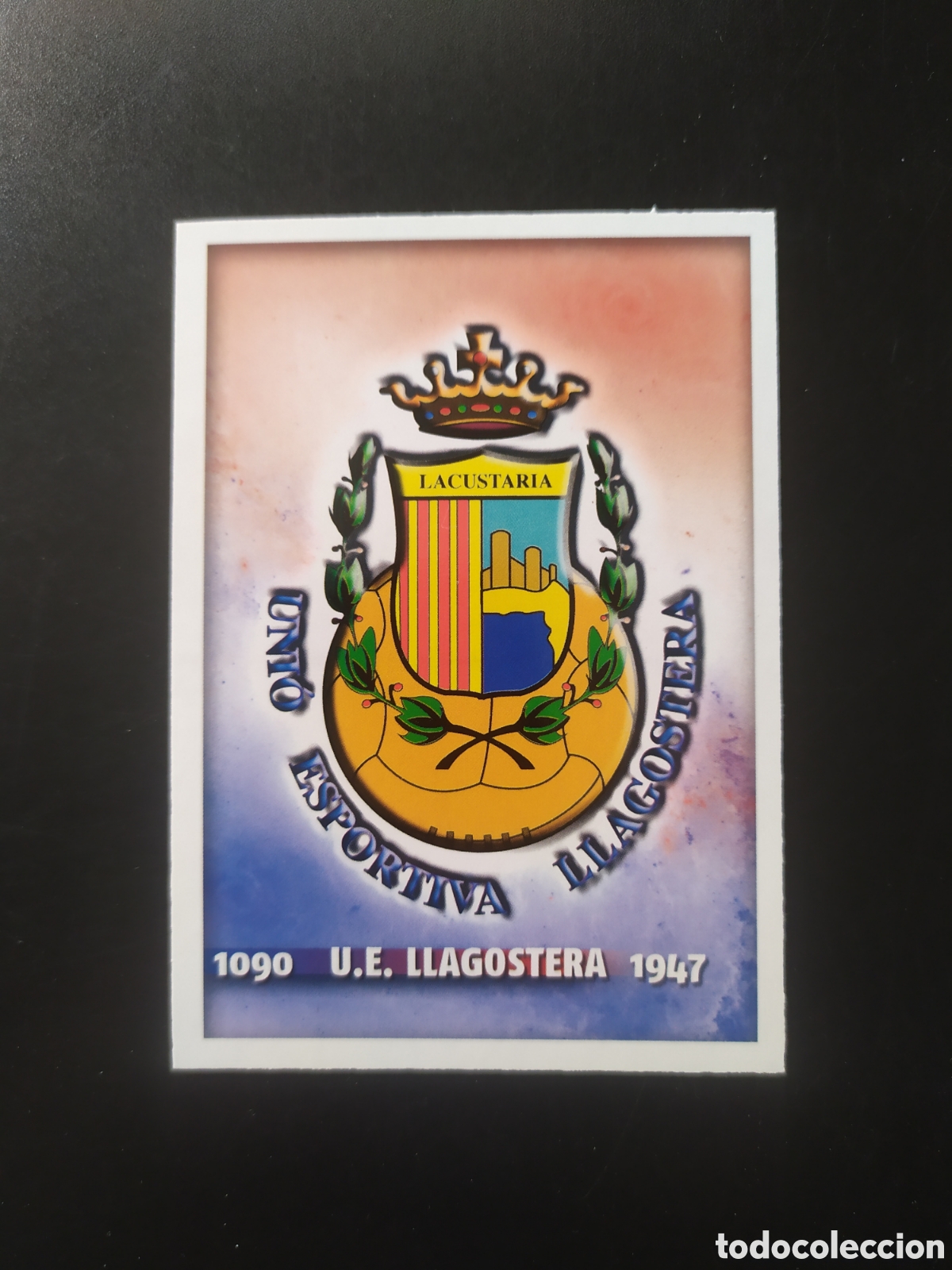 Cartes &agrave; collectionner de Football: Mundicromo fichas Liga 2014 2015 14 15 escudo n&deg; 1090 Llagostera