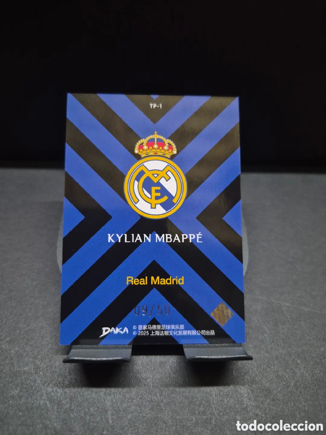 Cromos de F&uacute;tbol: Kylian Mbapp&eacute; Real Madrid DAKA 2024-25 Top Audience /50 (09/50)