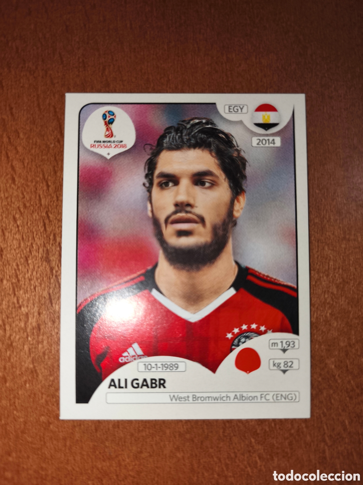 Figurine di Calcio: Ali Gabr n&deg;75 Fifa World Cup Rusia Russia 2018 Egipto