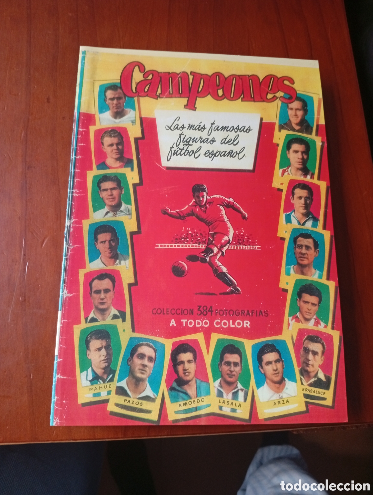 Cromos de F&uacute;tbol: FACSIMIL FASCIMIL ALBUM CROMOS FUTBOL BRUGUERA CAMPEONES LAS MAS FAMOSAS FIGURAS ESPA&Ntilde;OL