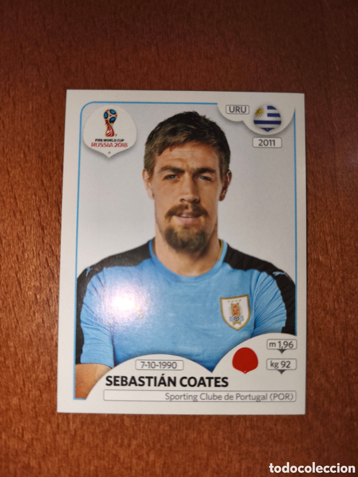 Cromos de F&uacute;tbol: Sebasti&aacute;n Coates n&deg;99 Fifa World Cup Rusia Russia 2018 Uruguay