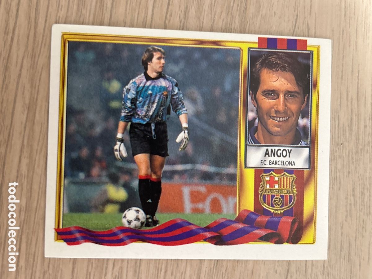 Cromos de F&uacute;tbol: ANGOY BARCELONA COLOCA LIGA ESTE 1995 1996 95 96 NUNCA PEGADO SIN PEGAR