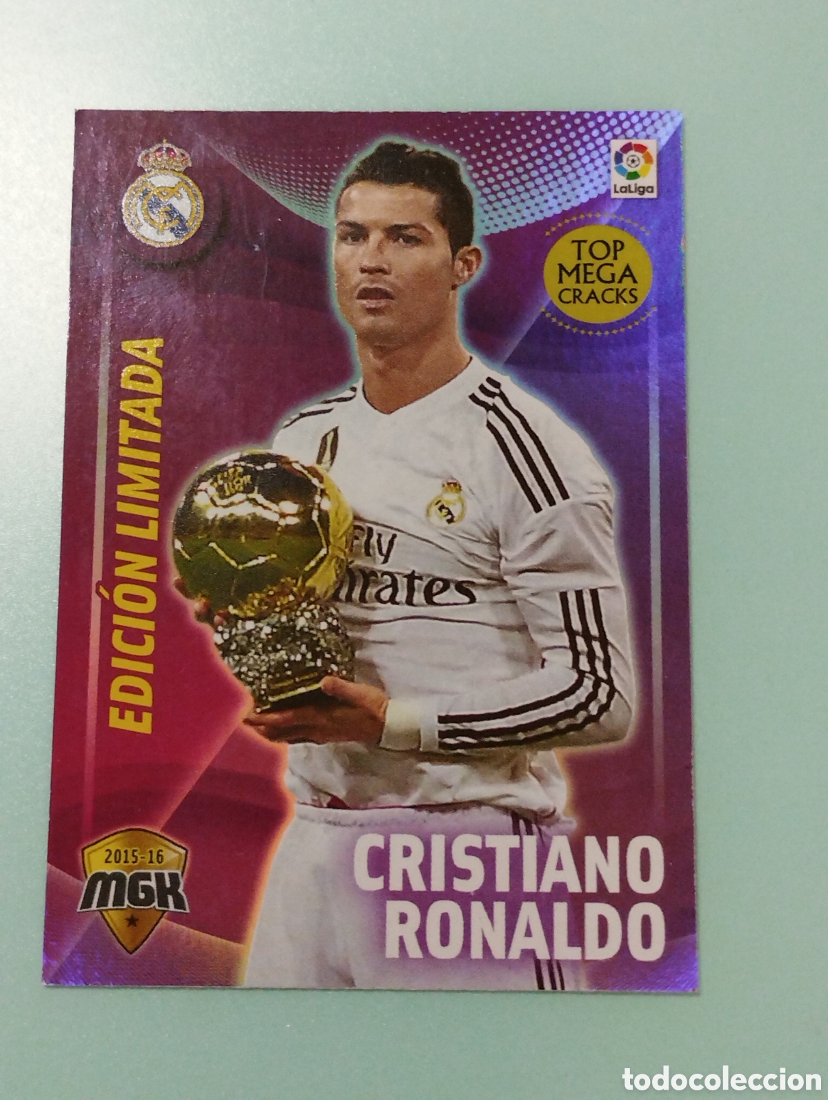 Cromos de F&uacute;tbol: Edici&oacute;n limitada Cristiano Ronaldo mgk