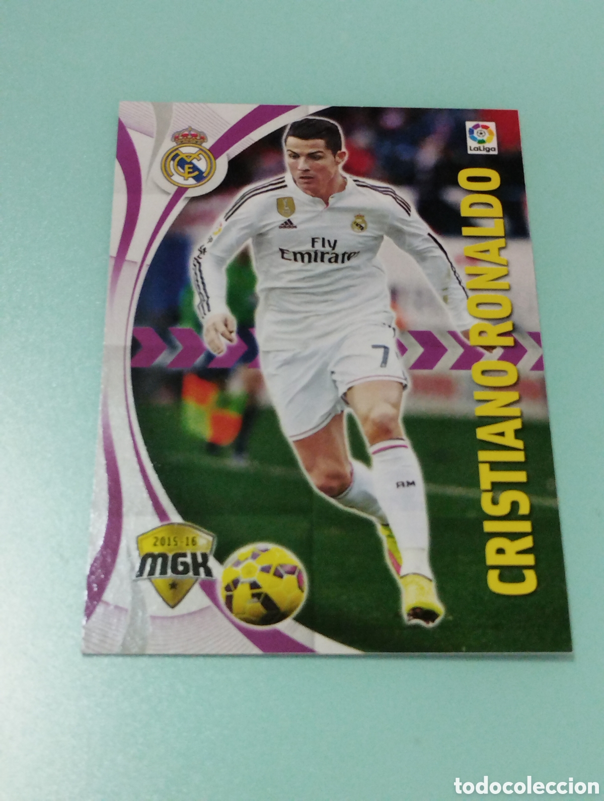 Cromos de F&uacute;tbol: Cristiano Ronaldo cromo futbol mgk