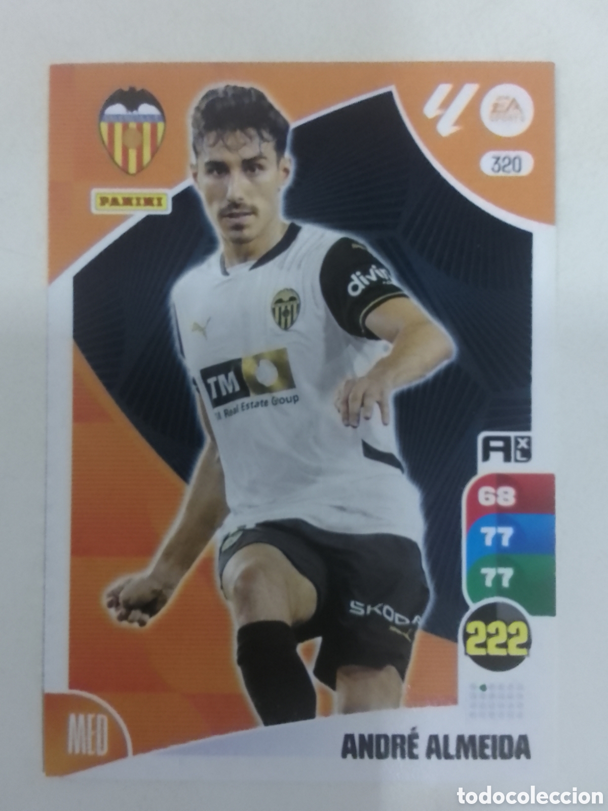Cromos de F&uacute;tbol: Adrenalyn XL 2024-25 n&deg; 320 Andr&eacute; Almeida &bull; Valencia.