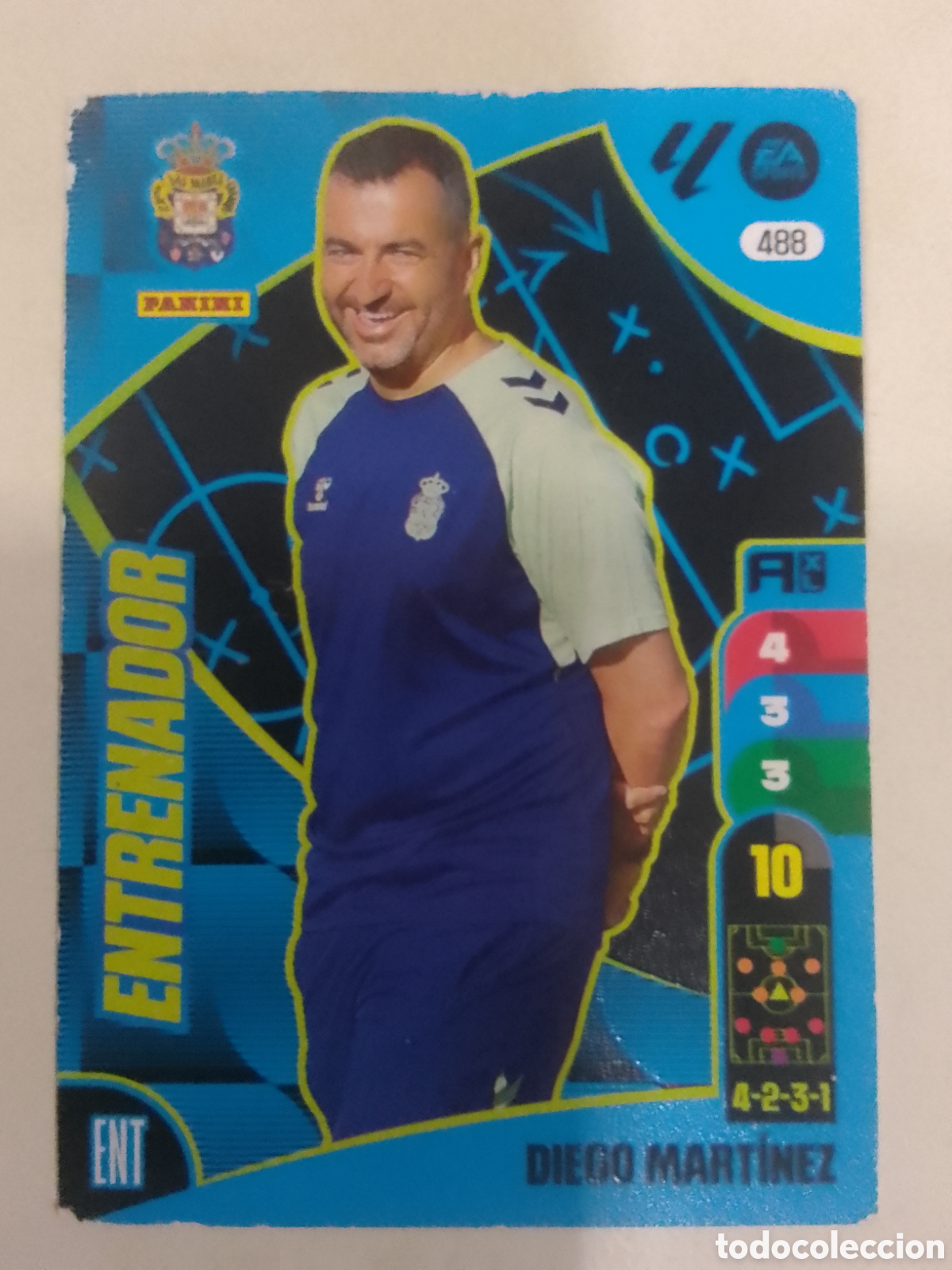 Cromos de F&uacute;tbol: Adrenalyn XL 2024-25 n&deg; 488 Diego Mart&iacute;nez &bull; Las Palmas.