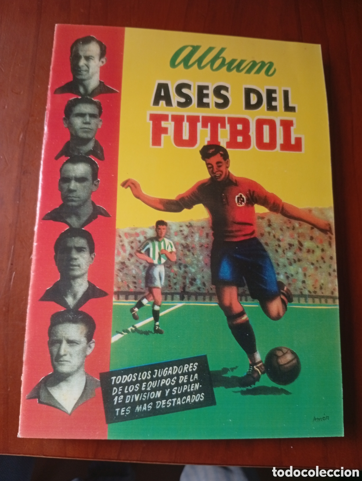 Cromos de F&uacute;tbol: FACSIMIL FASCIMIL ALBUM CROMOS FUTBOL BRUGUERA ASES DEL FUTBOL 1&ordf; DIVISION Y SUPLENTES