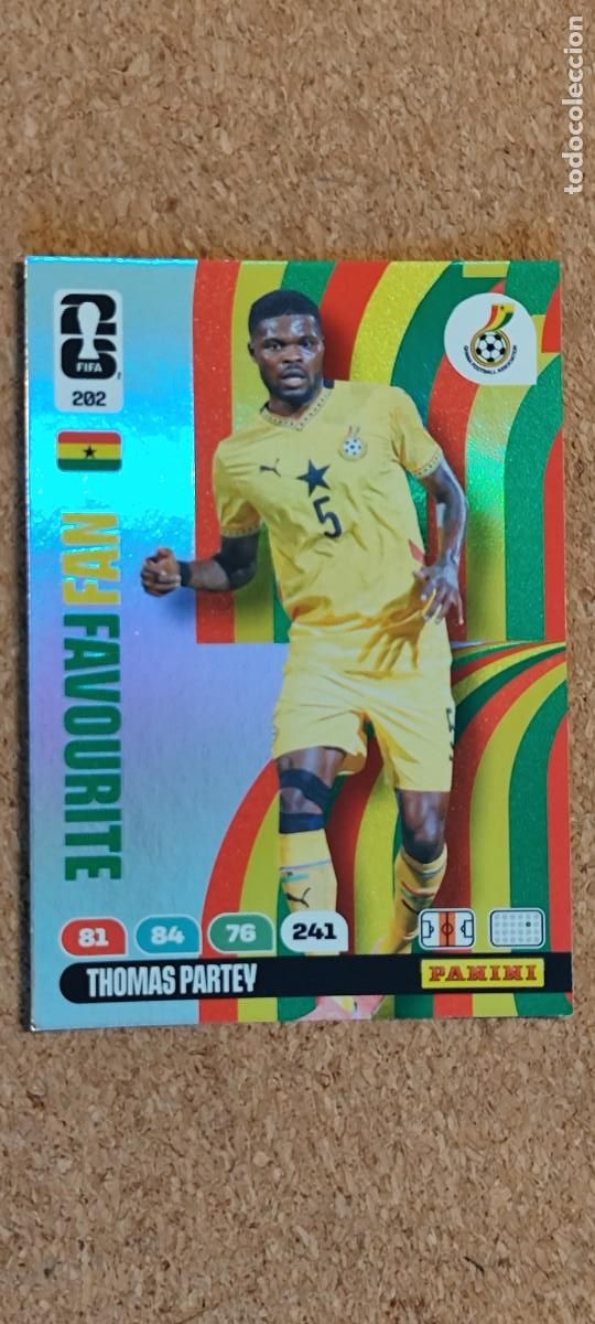 Cromos de F&uacute;tbol: ADRENALYN XL FIFA WORLD CUP 2026 CARD FANS FAVOURITE PARTEY GHANA # 202 PANINI