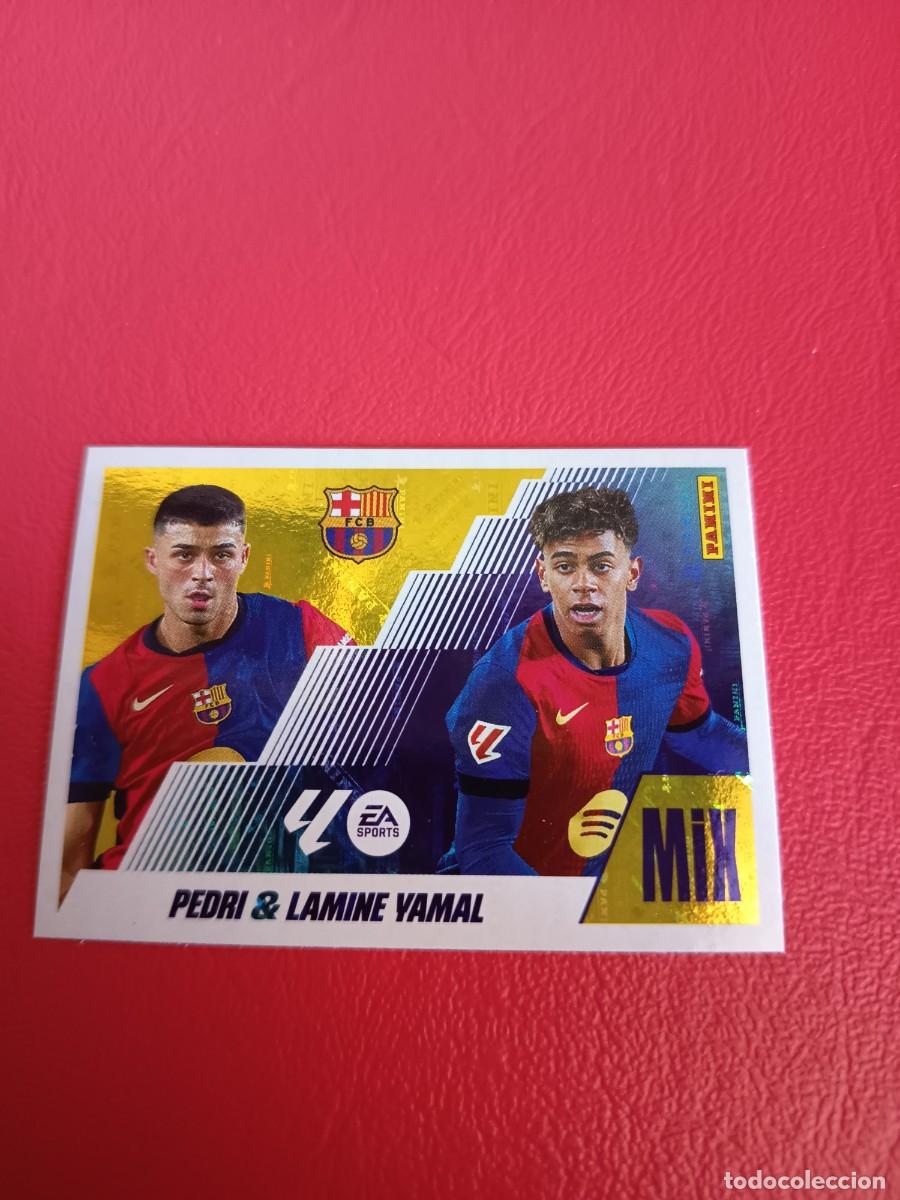 Cromos de F&uacute;tbol: Liga este 25 26 Panini MIX PEDRI - LAMINE YAMAL N&deg;20 BARCELONA nuevo sin pegar