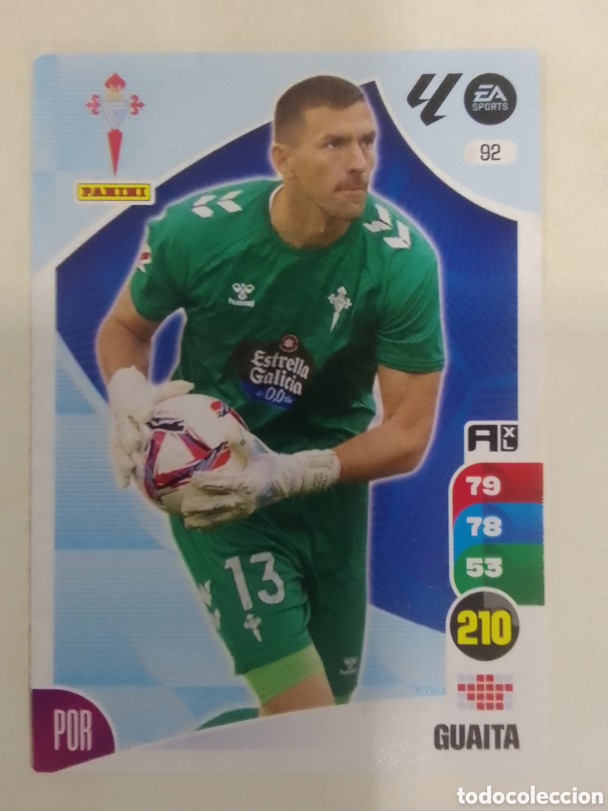 Cromos de F&uacute;tbol: Adrenalyn XL 2024-25 n&deg; 92 Guaita &bull; Getafe.