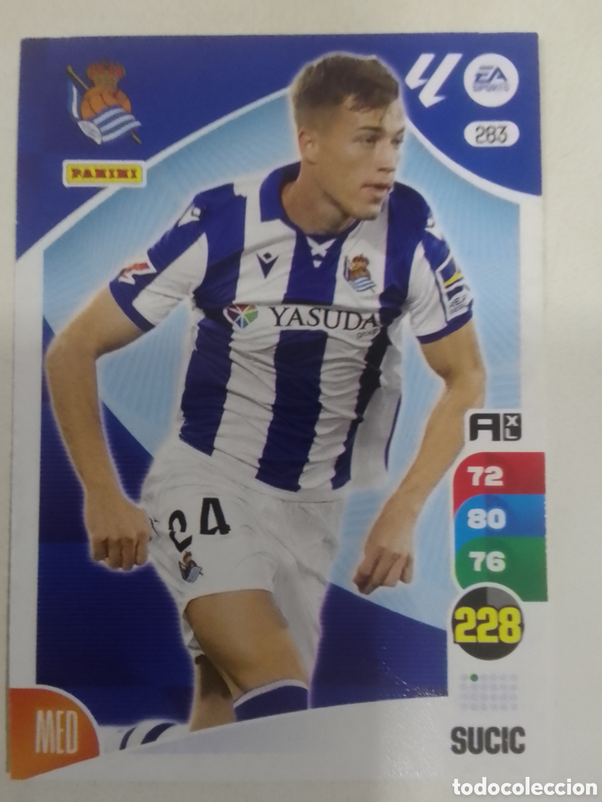 Cromos de F&uacute;tbol: Adrenalyn XL 2024-25 n&deg; 283 Sucic &bull; Real Sociedad.