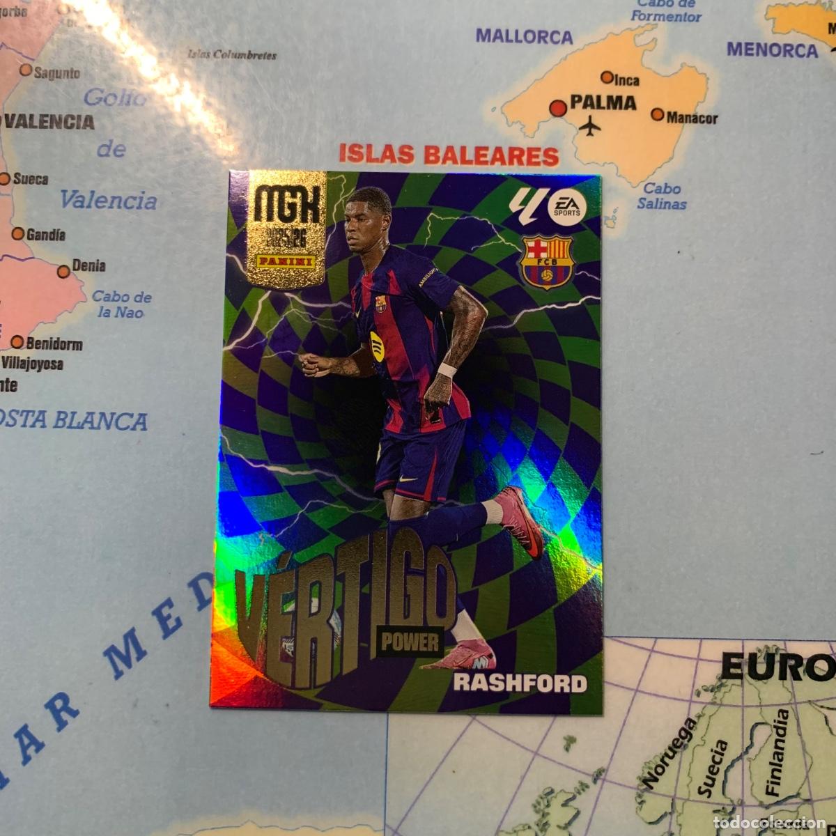 Cromos de F&uacute;tbol: Rashford nuevo v&eacute;rtigo power n&uacute;mero P509 Del Barcelona Megacracks 25-26 2025-2026