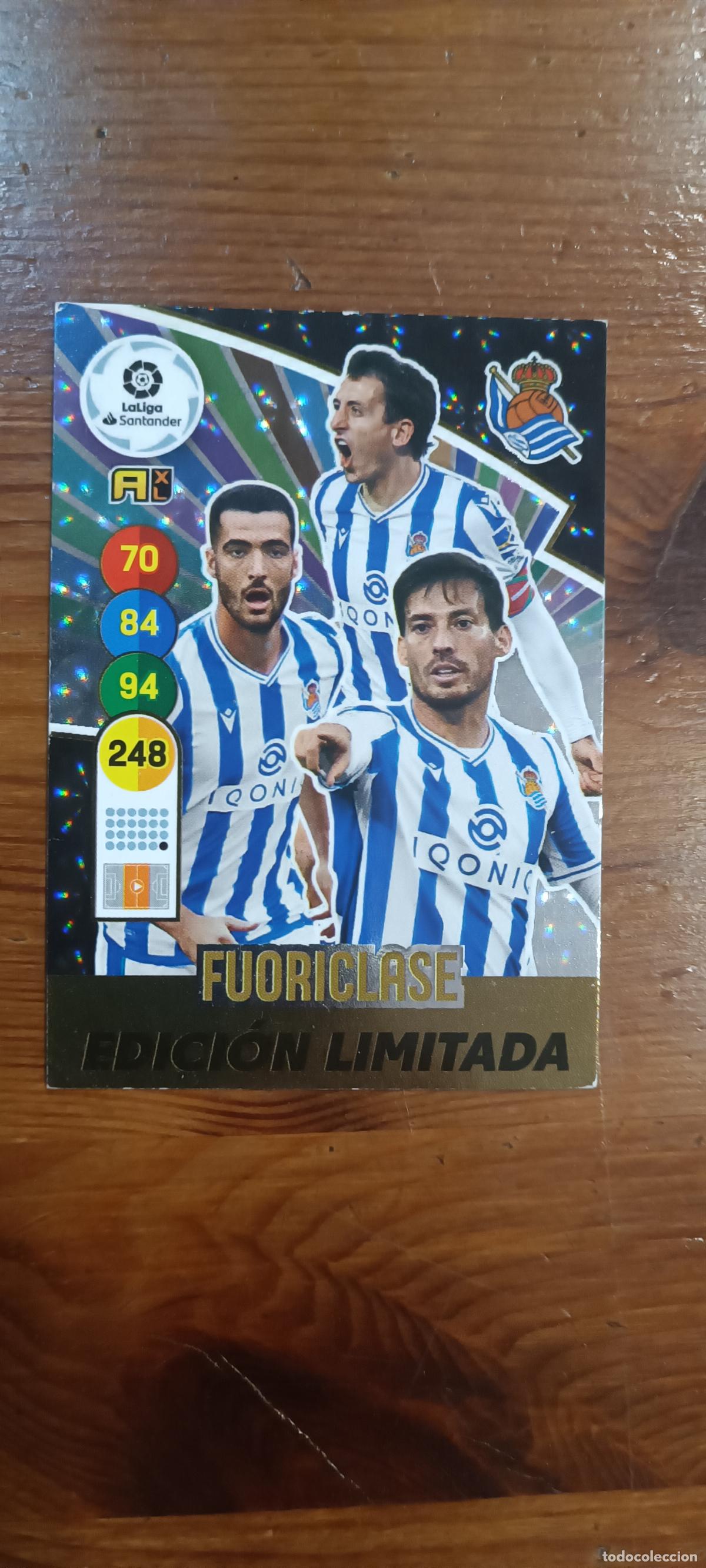 Football Stickers: Silva, Mikel Merino y Oyarzabal - Real Sociedad - Adrenalyn XL Liga 2020 - 2021 Fuoriclase